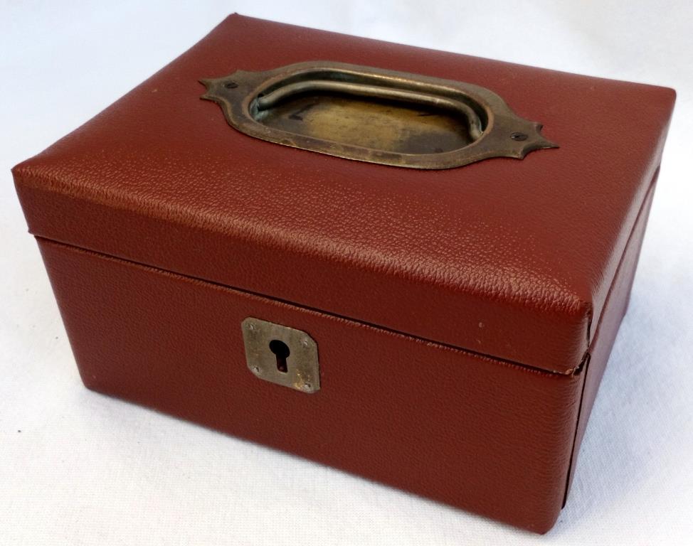 Leather covered box